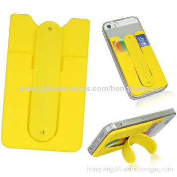 Sticky card holder stand